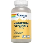 Magnesium Glycinate 350 mg Solaray 240 Vegkaps 